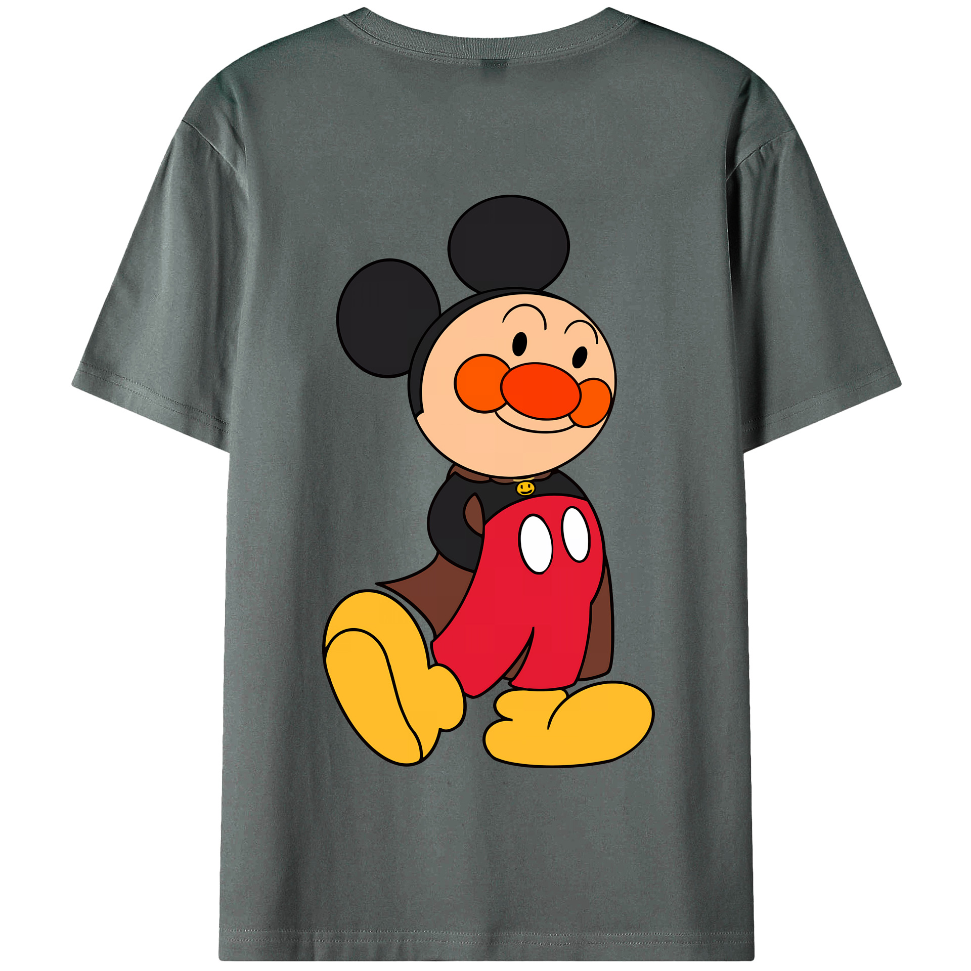（画像用） アンパンマン Anpanman 綿100％半袖Tシャツ（背面プリント）